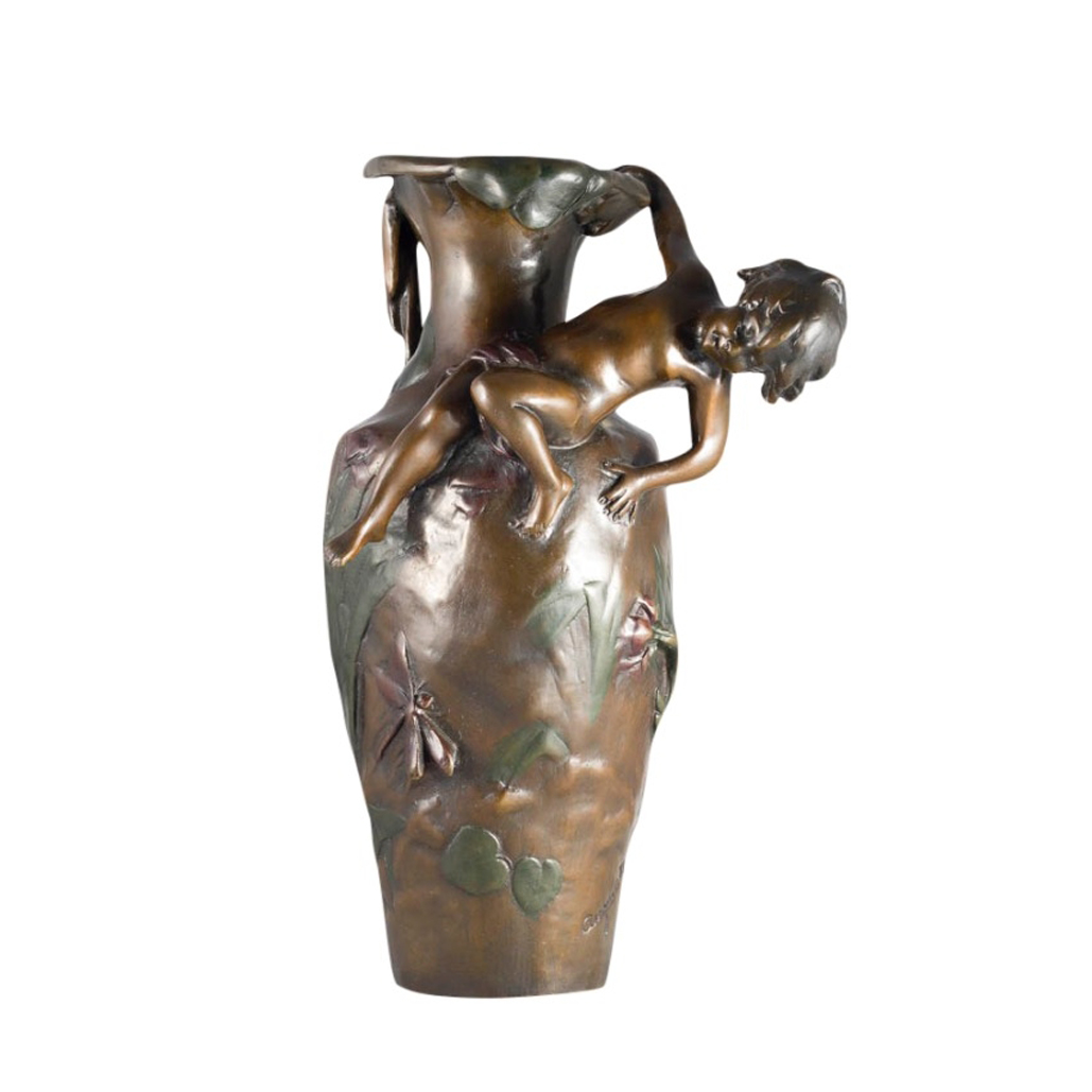 Vase Bronze Jugendstil