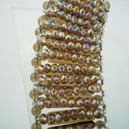 Collier aus Perlmutt, Süsswasserperlen und Swarovski Perlen